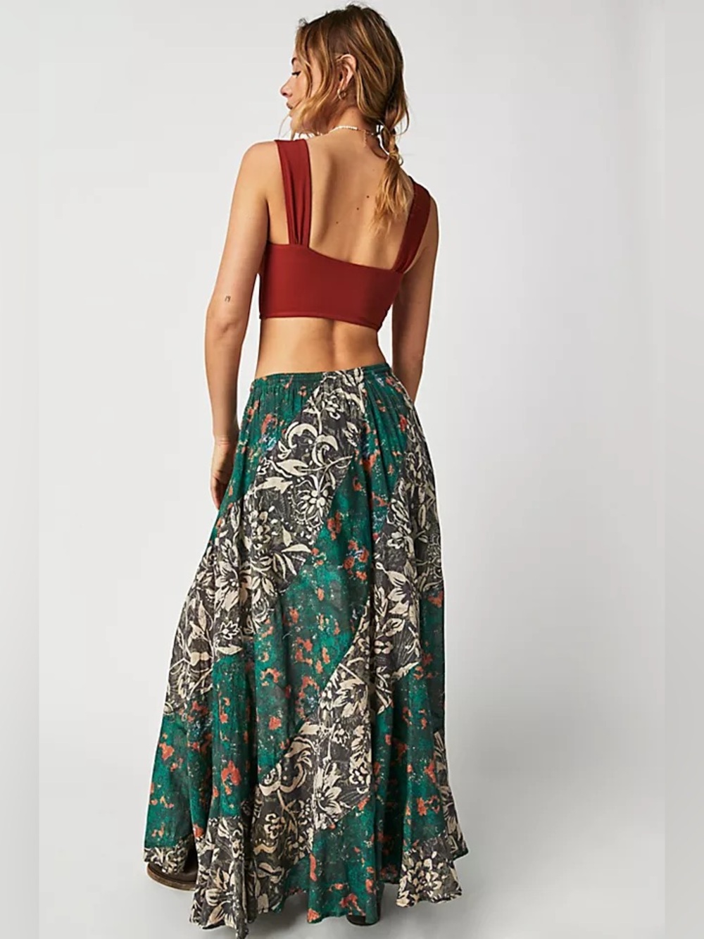Free people Jackie skirt boho maxi size large - Picture 2 of 4
